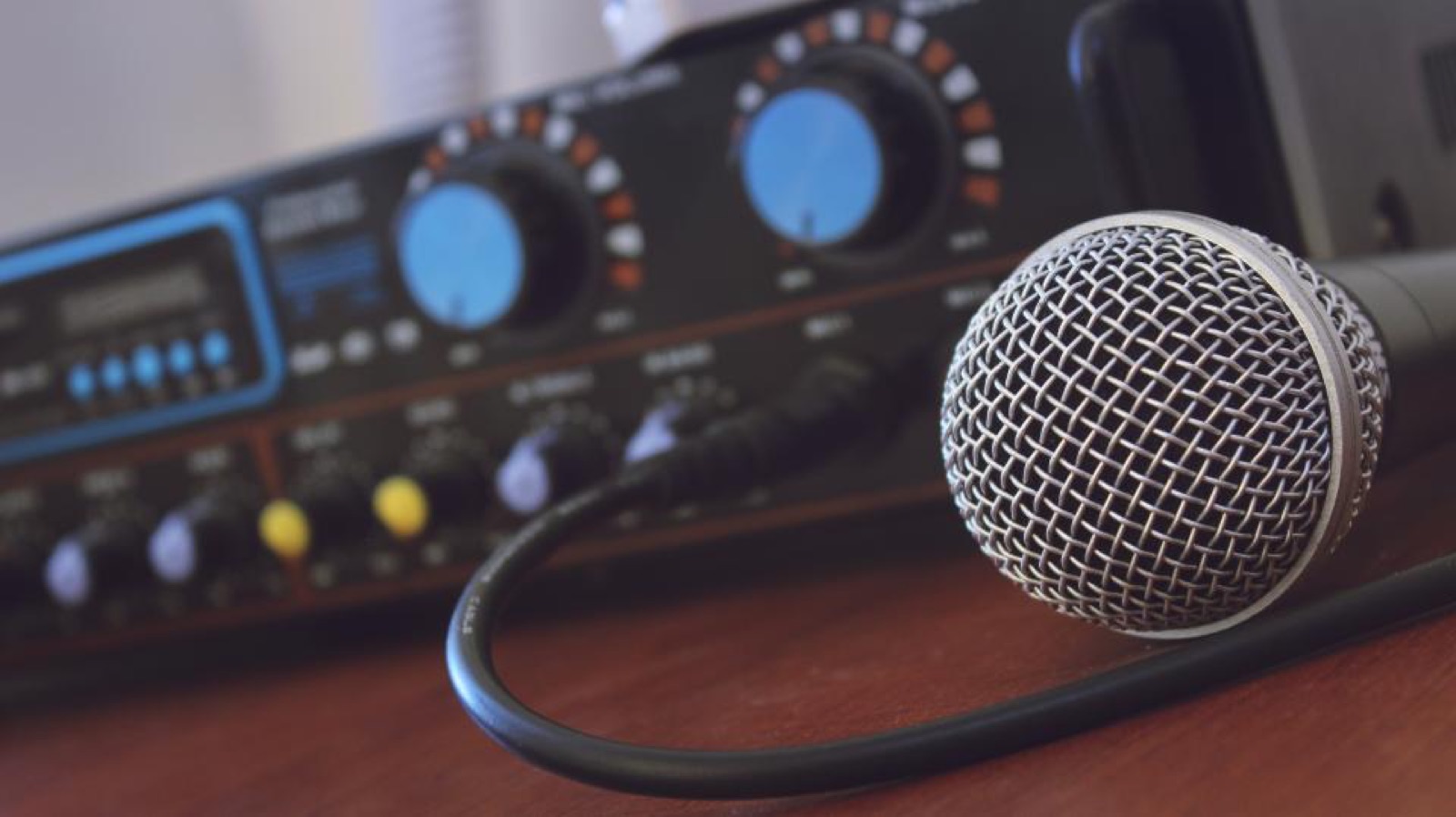 A microphone and audio equipment